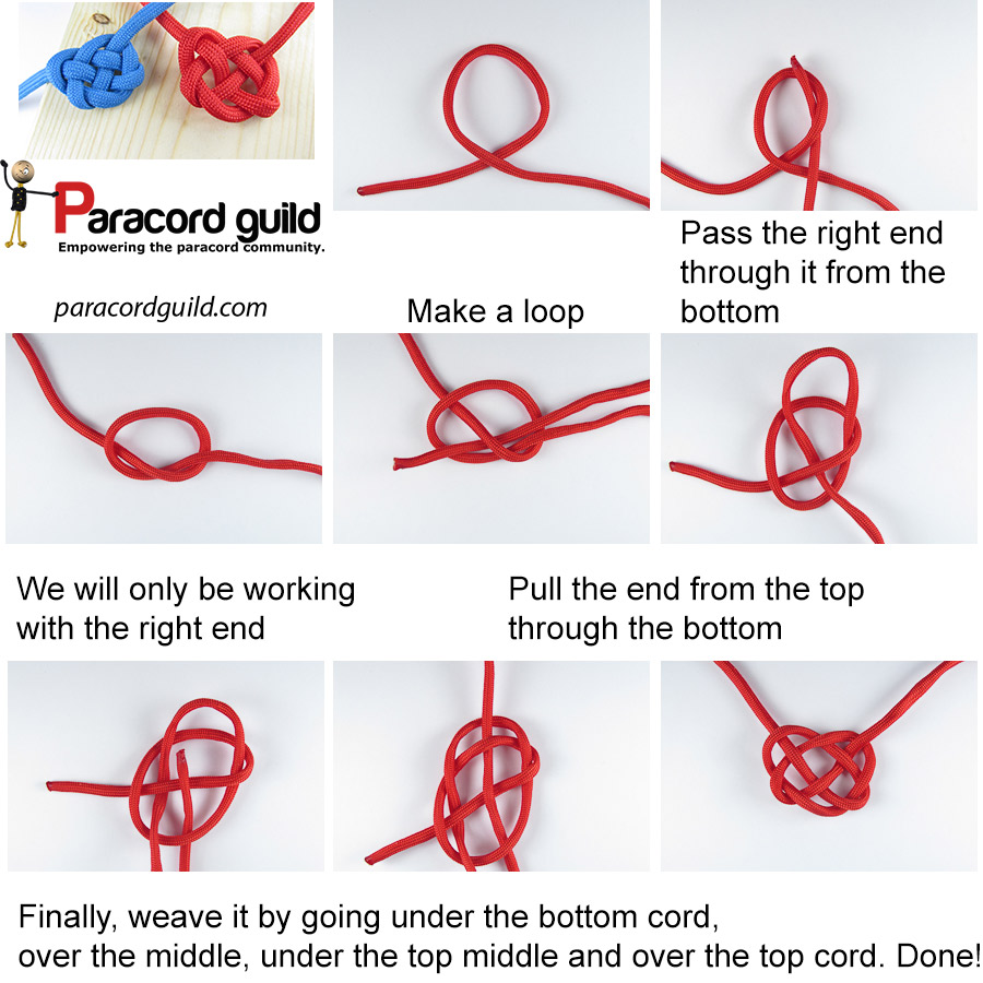 How to tie a celtic heart knot Paracord guild