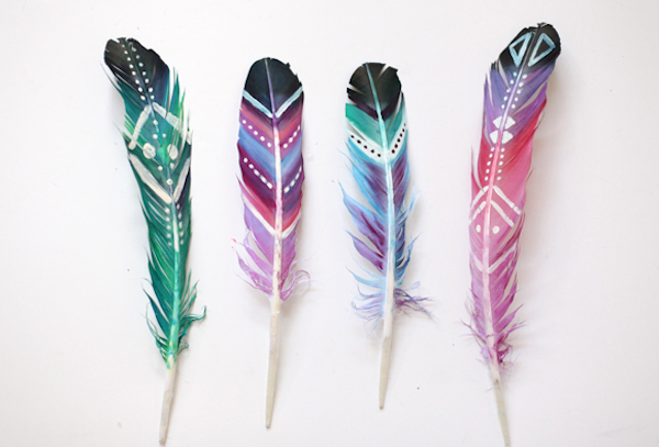Manualidades originales ¡plumas divertidas! Pequeocio