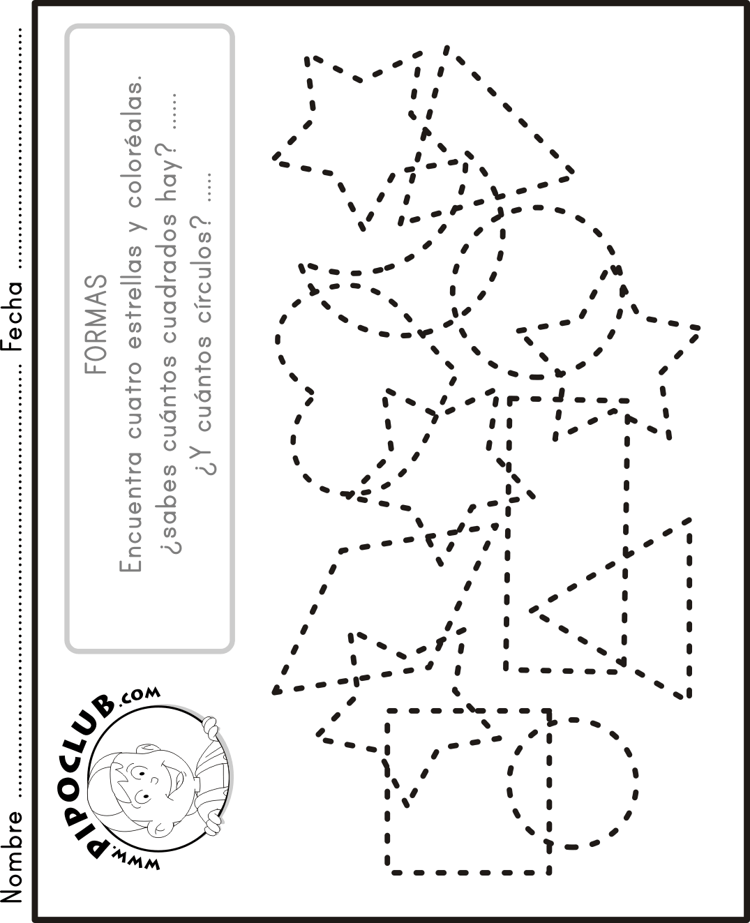 Actividades para imprimir para niños de preescolar Imagui