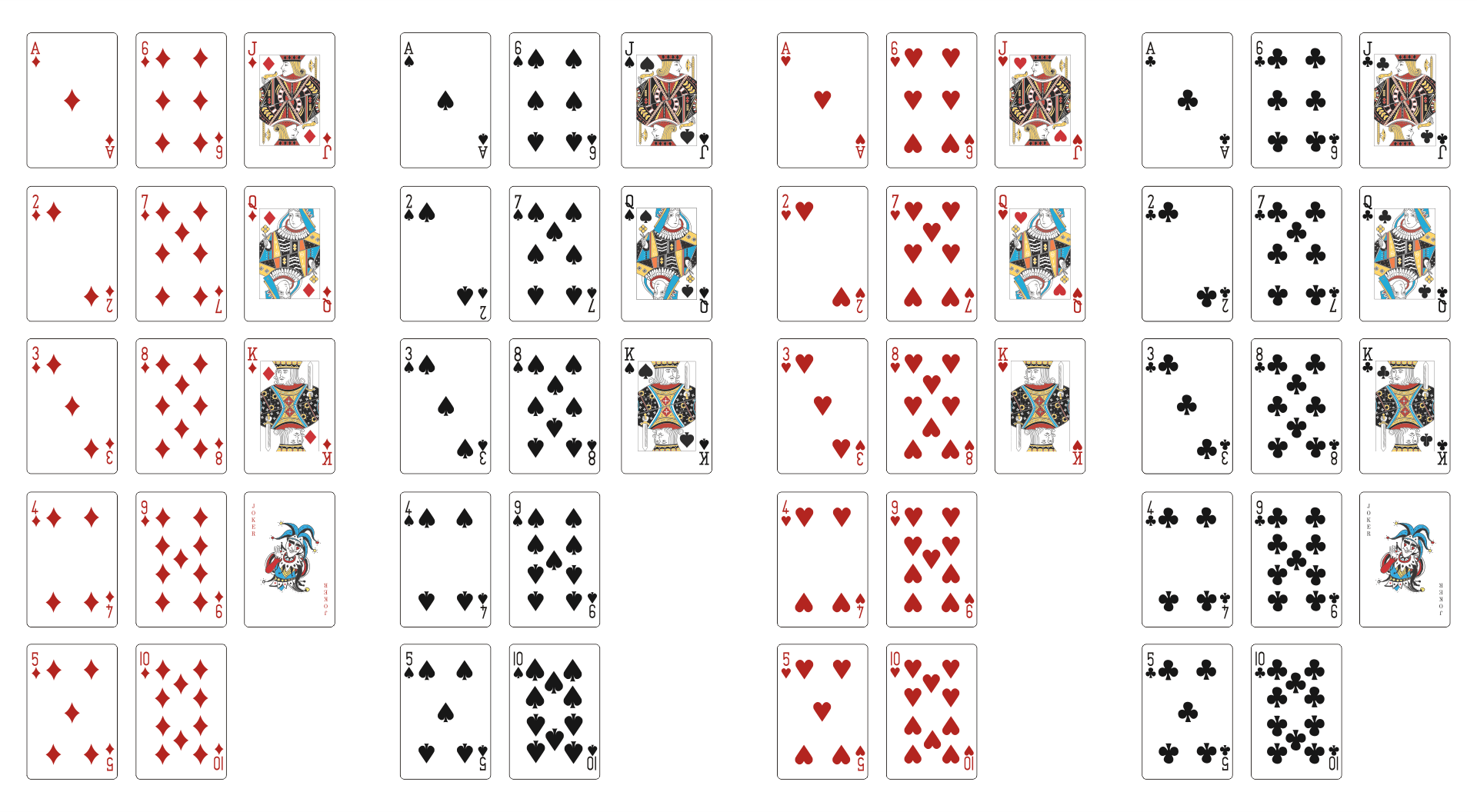 7 Best Images of Printable Mini Deck Of Playing Cards Printable Mini Playing Cards, Printable