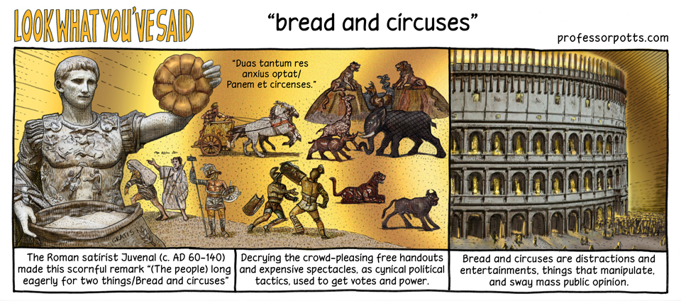 Professor Potts Aidan Potts » bread and circuses definition