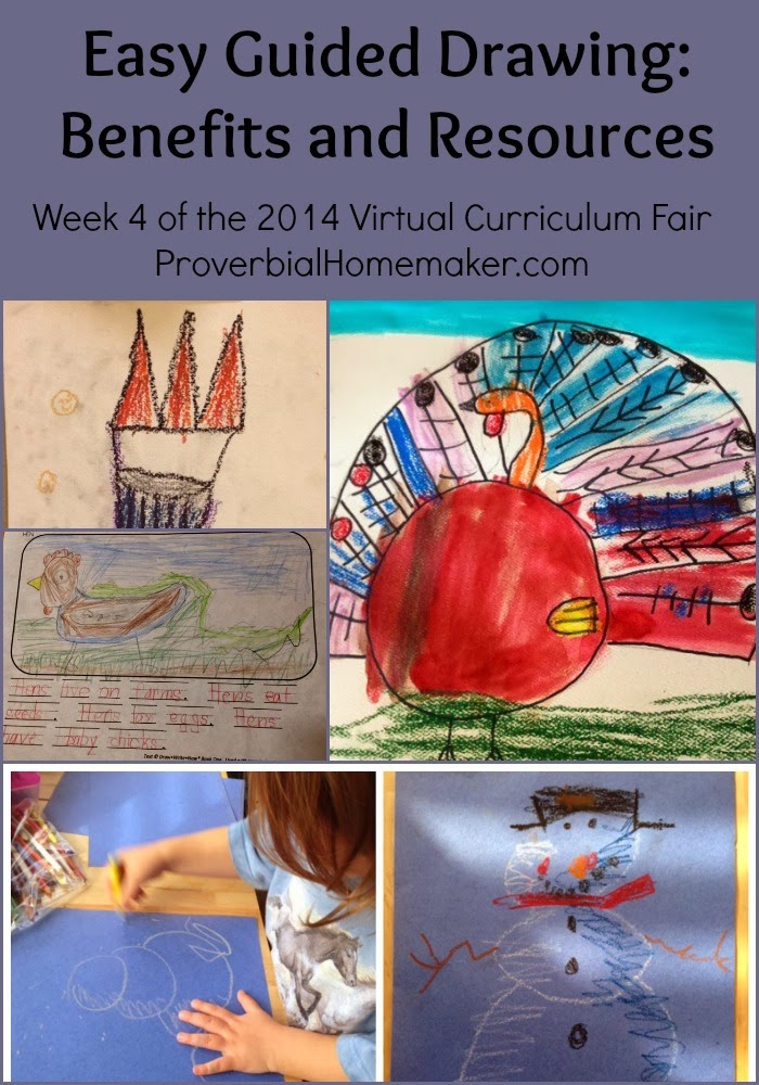 Easy Guided Drawing Benefits and Resources Proverbial Homemaker