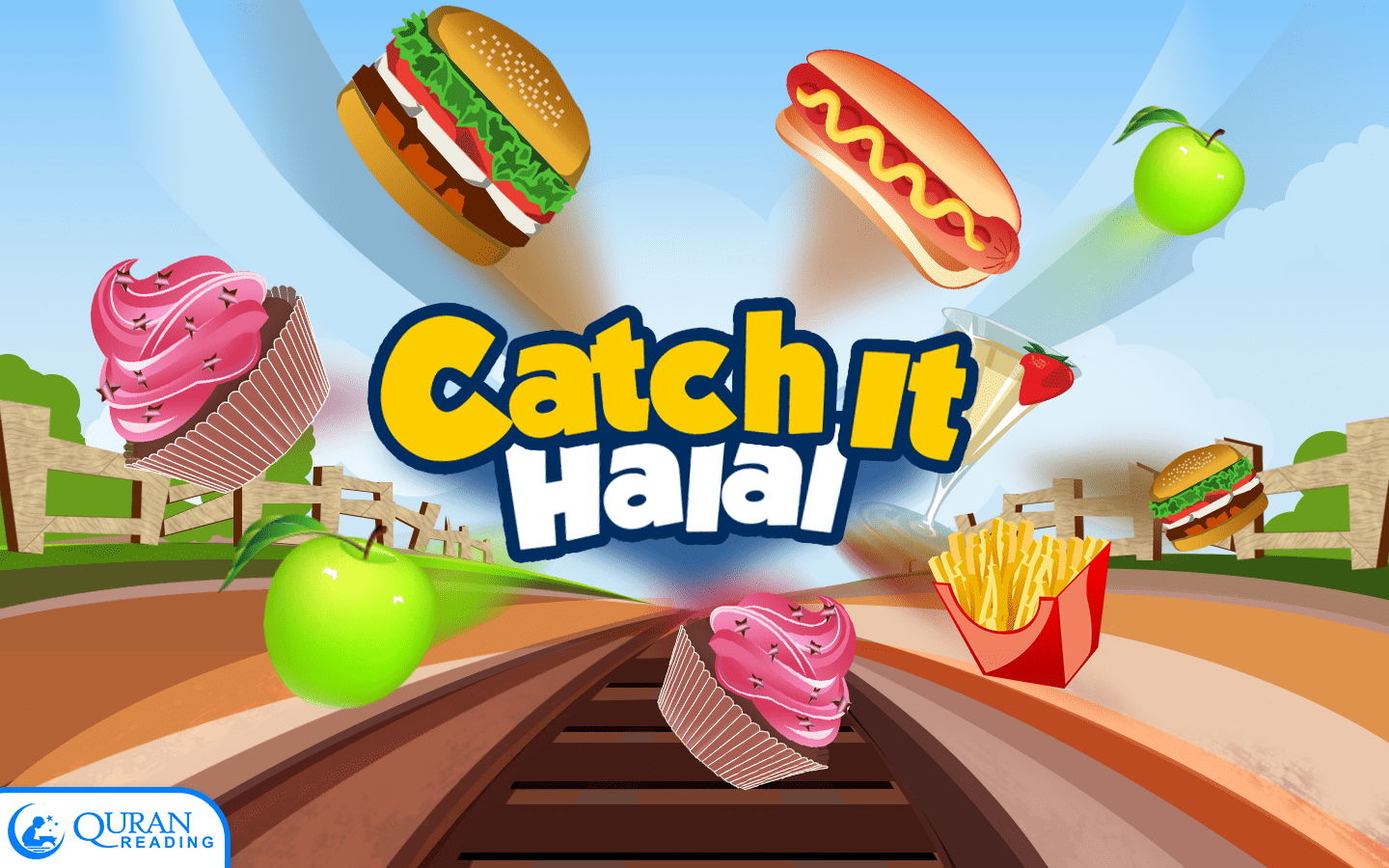 Catch It Halal Game Catch Halal Food and Avoid Haram Items
