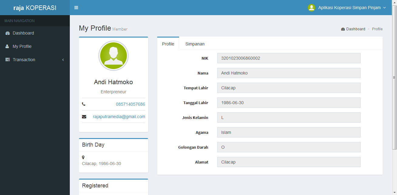 Download Program Aplikasi Koperasi Simpan Pinjam