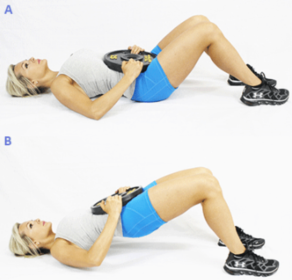 Strengthen your back with Hip Thrusters