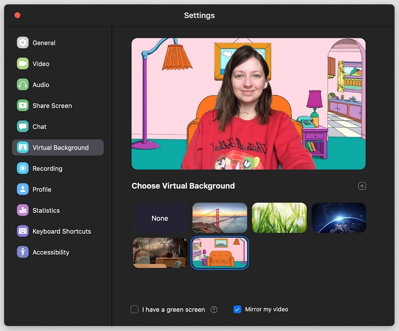 XL Corner Tips Ganti Virtual Background di Zoom Sinyal