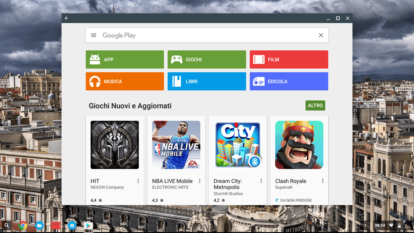 Il PlayStore arriva su altri Chromebook ecco come