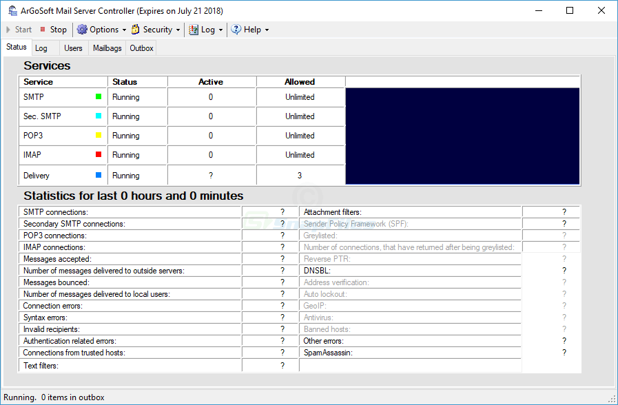 ArGoSoft Mail Server screenshot and download at