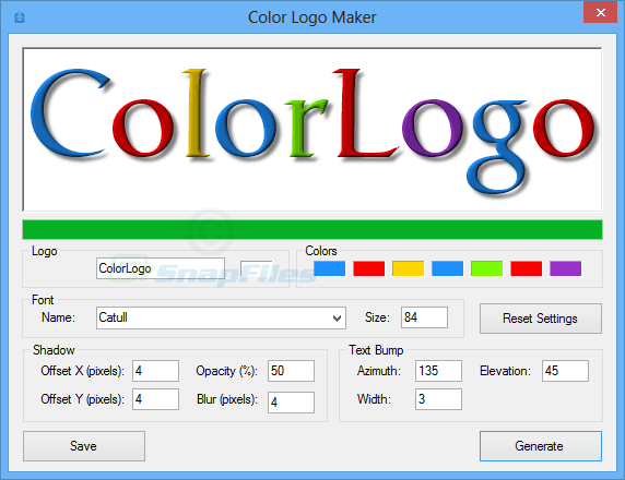 Color Logo Maker screenshot and download at