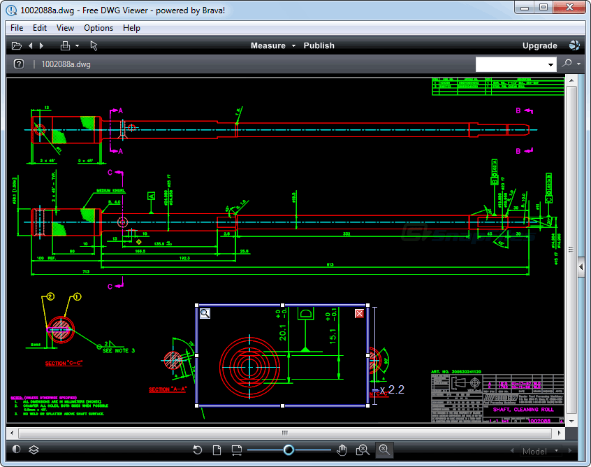 Free DWG Viewer (Brava) viewer for DWG/DXF/DWF file formats