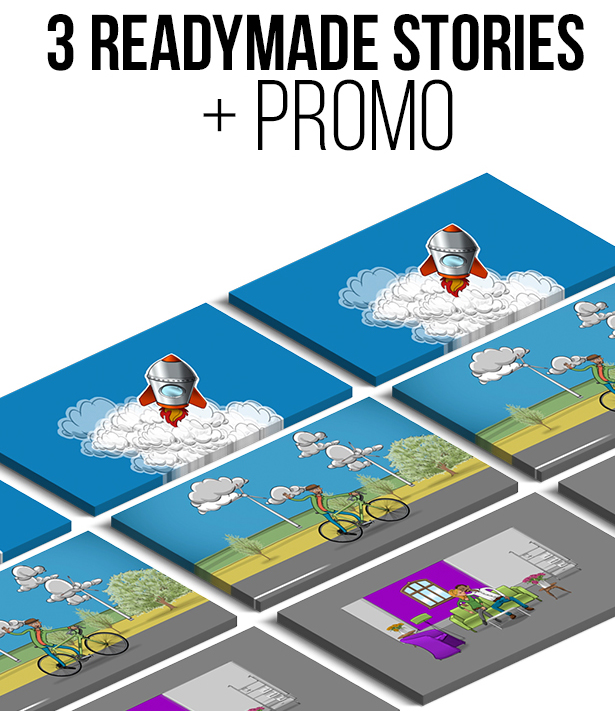 Illustration World Create Your Story Toolkit After Effects Project