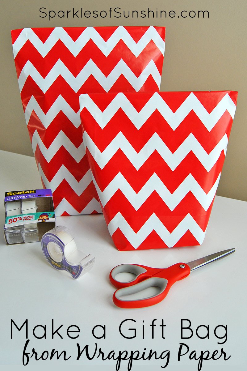 How to Make a Gift Bag from Wrapping Paper in 5 Simple Steps