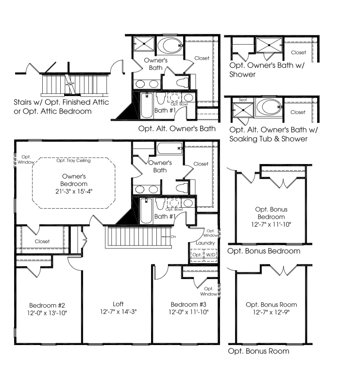 Featured Floorplan The Milan by Ryan Homes Springbank