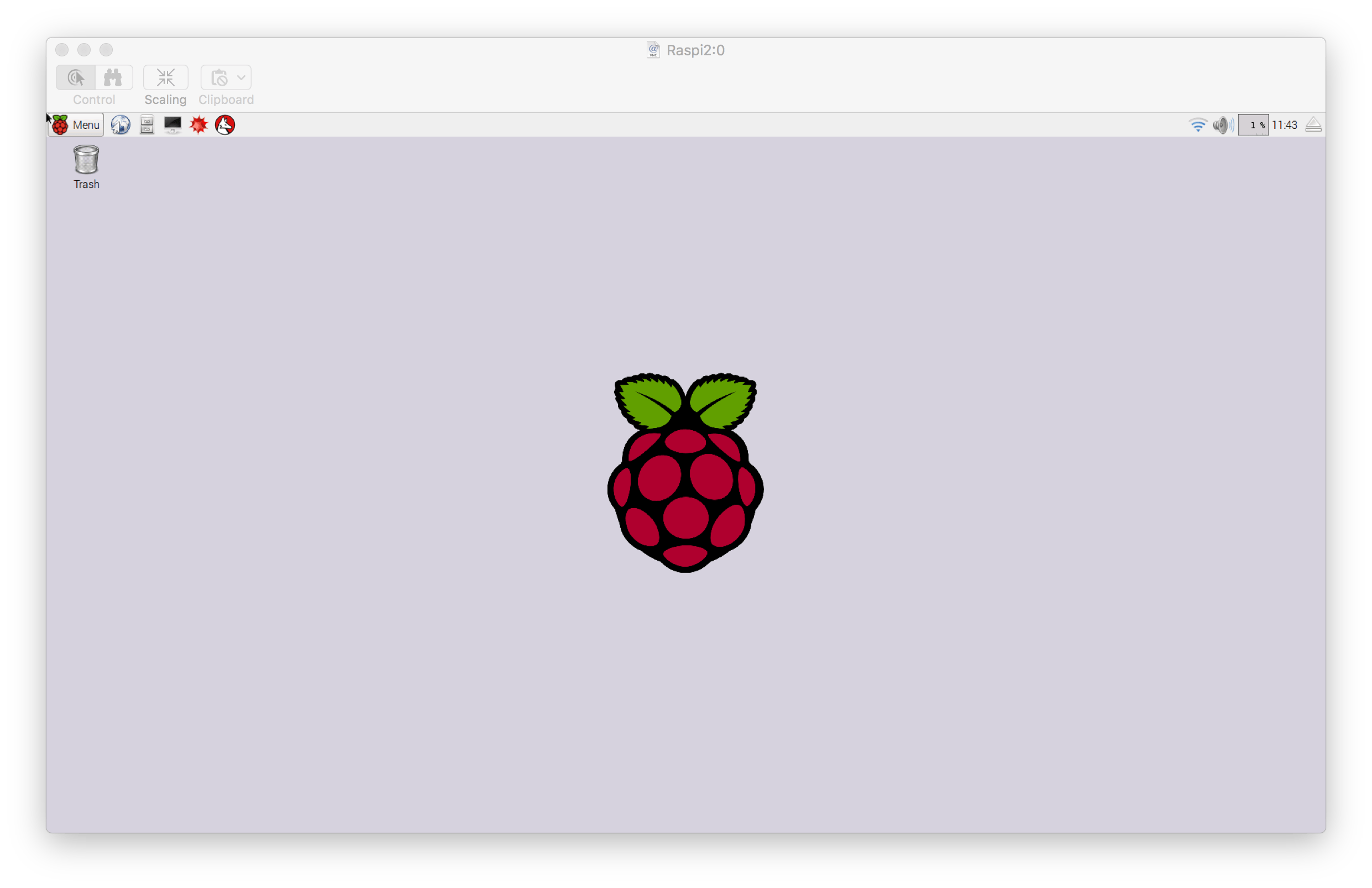 Steven Combs Mirror a monitor connected to a Raspberry Pi on a Mac