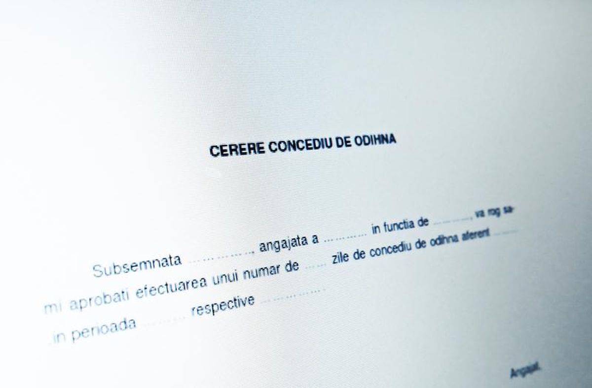 Pentru a stabili numarul zilelor de concediu de odihna de care poate beneficia un salariat se va imparti numarul de zile de concediu de odihna cuvenit. Cerere Tip Concediu De Odihna 10
