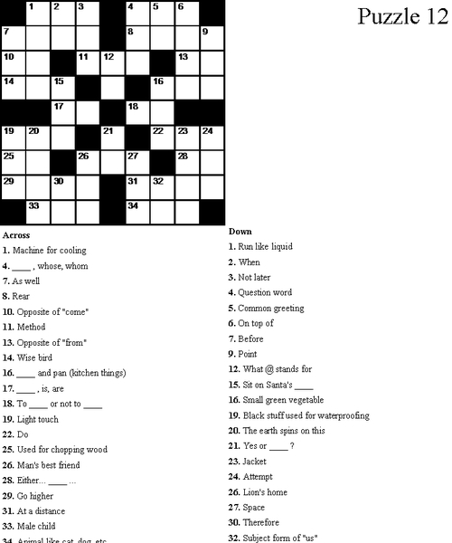Summit Language Institute Games & Puzzles