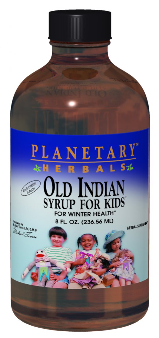Herbals Old Indian Syrup for Kids Cherry 8 oz. Syrup 8 Syrup