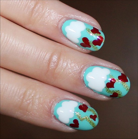 Nail Art Tutorial Valentine's Day Nails Swatch And Learn
