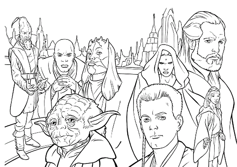 Coloriage et dessins de Star Wars + coloriage Star Wars Rebels