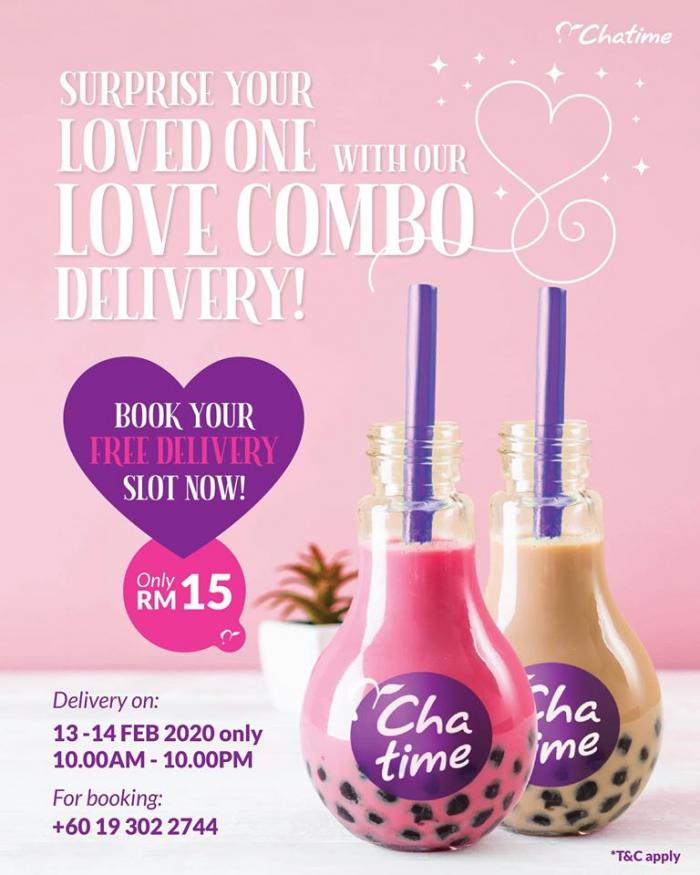 Chatime Valentine's Day Promotion (13 February 2020 14