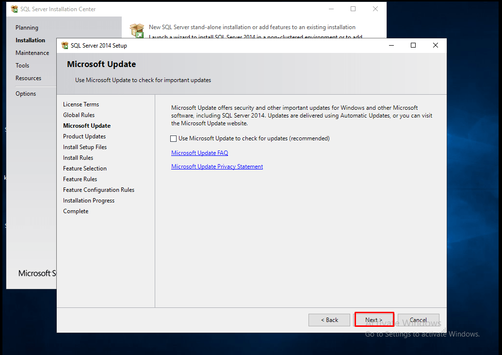 Kaspersky Security Center 12 and SQL Server 2014 Express Installation