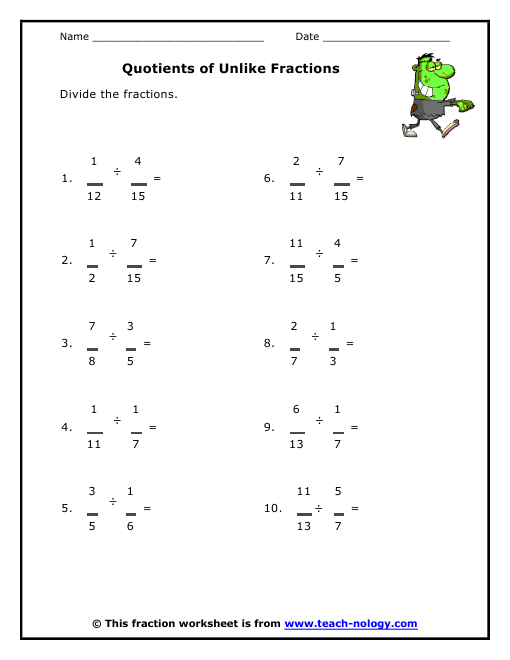 NEW 675 FRACTION REDUCTION WORKSHEETS fraction worksheet