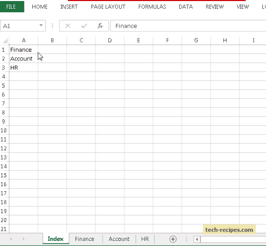 Microsoft Excel Create a Hyperlink to Another Worksheet