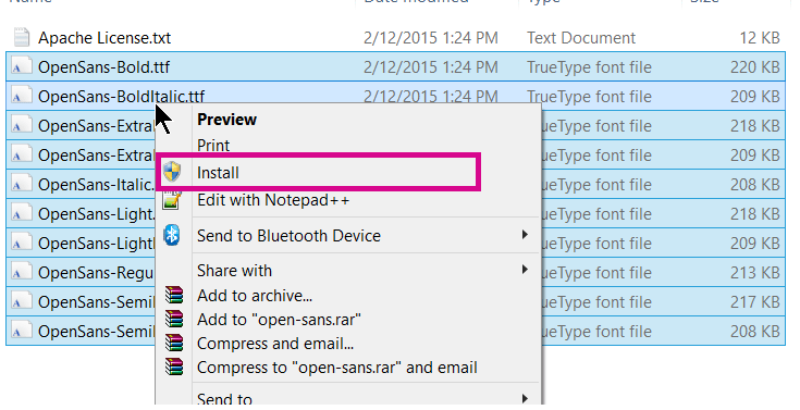 How to Add Fonts to Word 2013