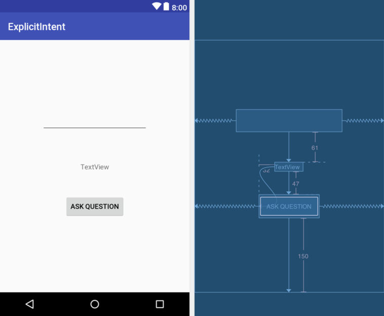 Android Explicit Intents A Kotlin Example Techotopia