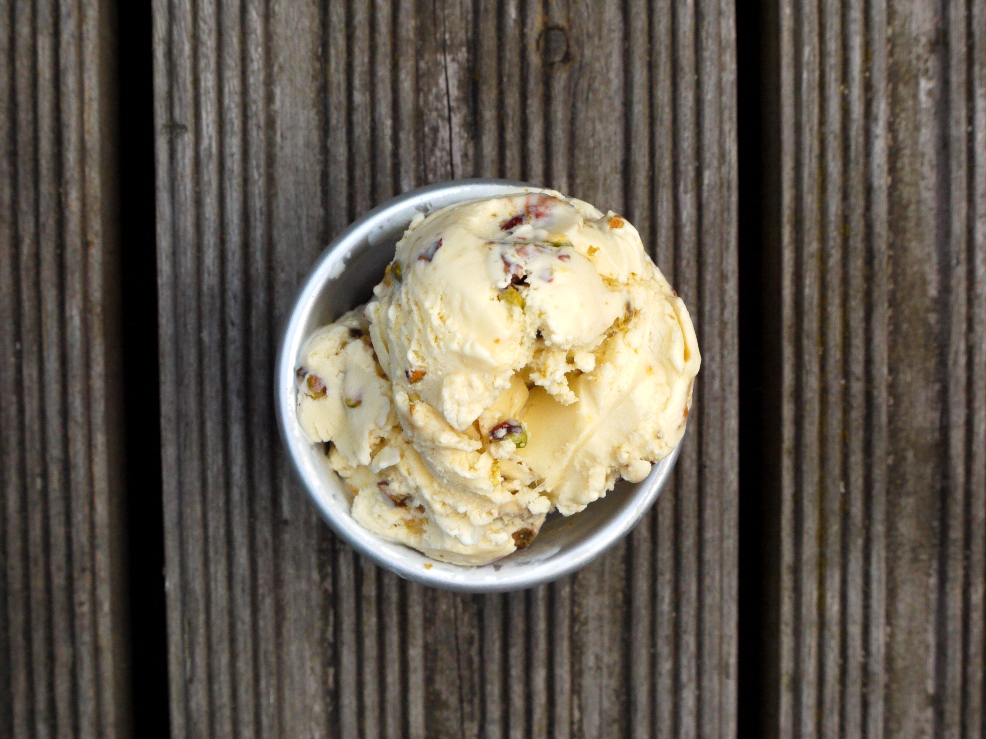 Honeyed Pistachio Ice Cream thelittleloaf
