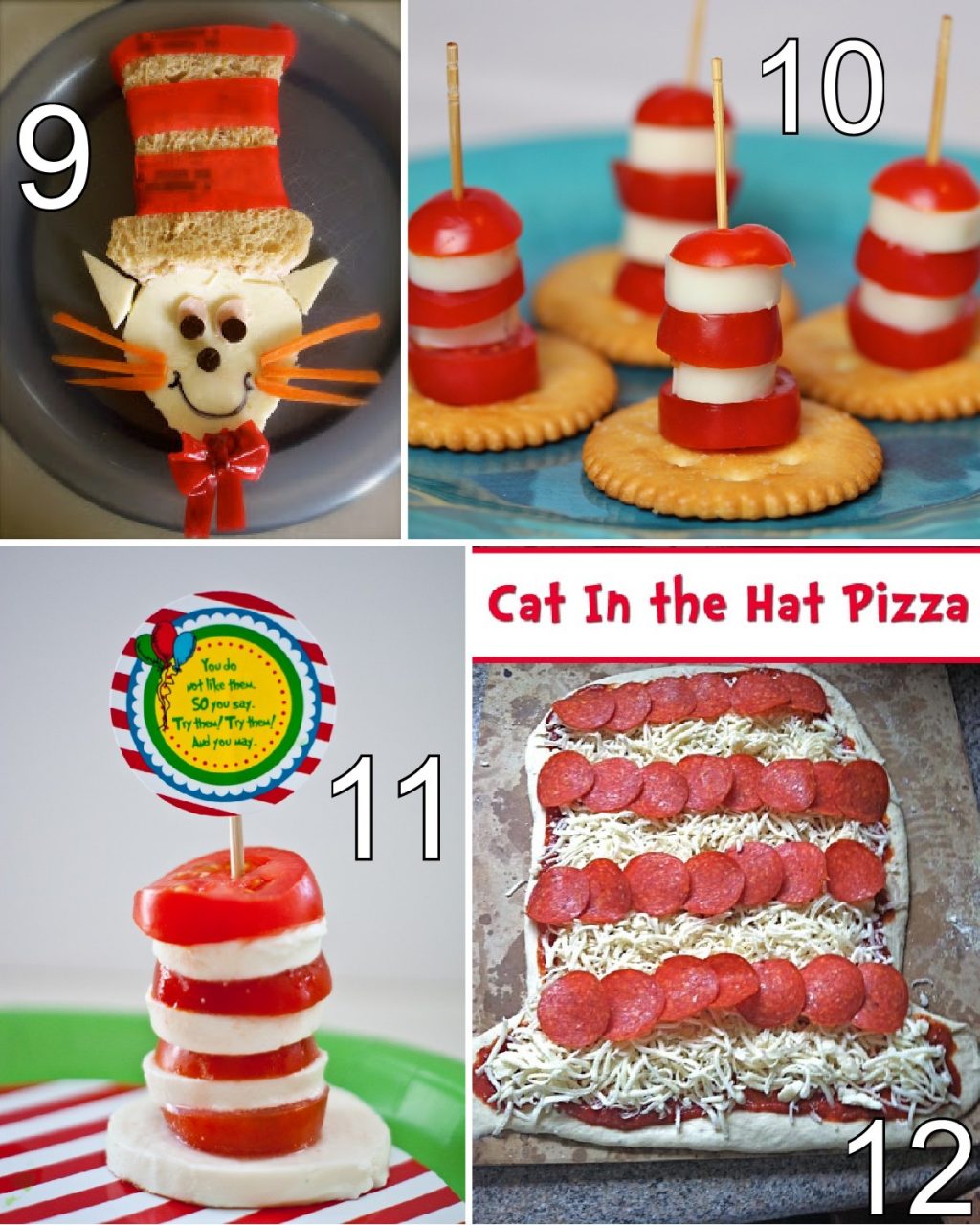 20 Cat in the Hat Inspired Food The Scrap Shoppe