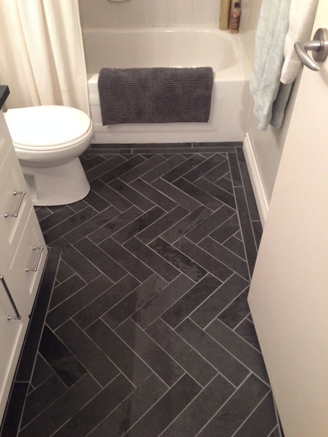 33 black slate bathroom floor tiles ideas and pictures