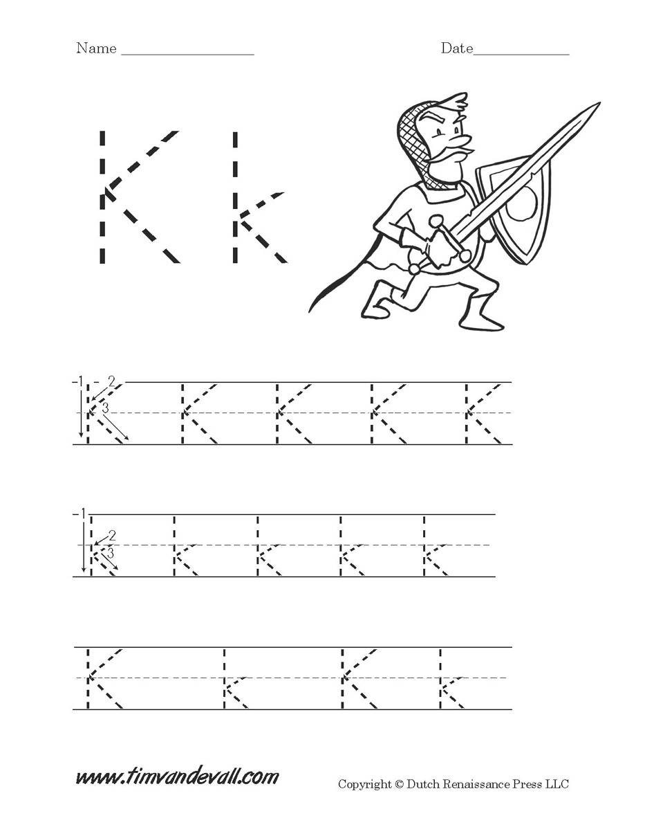 Letter K Worksheet Tim's Printables