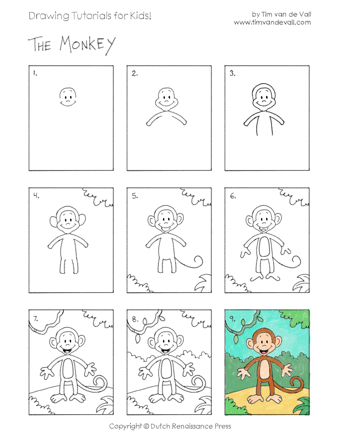 Easy Drawing Tutorials for Kids Printable Drawing Lessons