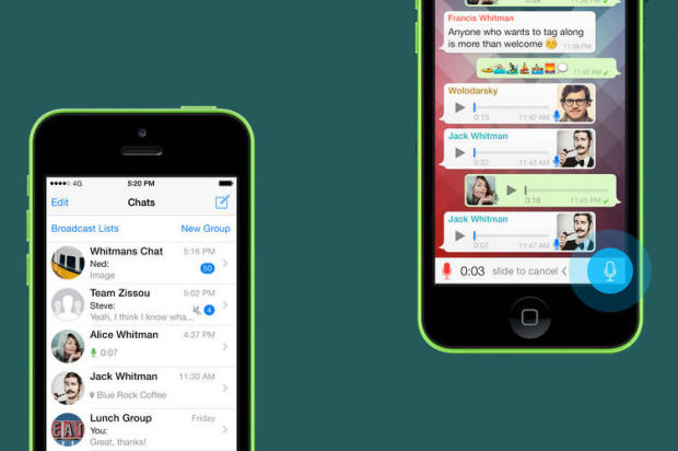 WhatsApp Messenger Now Optimized for Apple iPhone 6 and 6