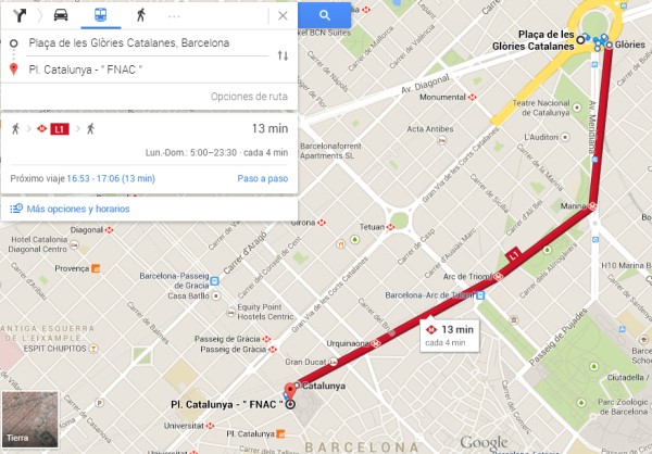 Cómo calcular la distancia entre dos puntos con Google