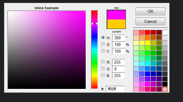 JPicker A jQuery Color Picker TutorialChip