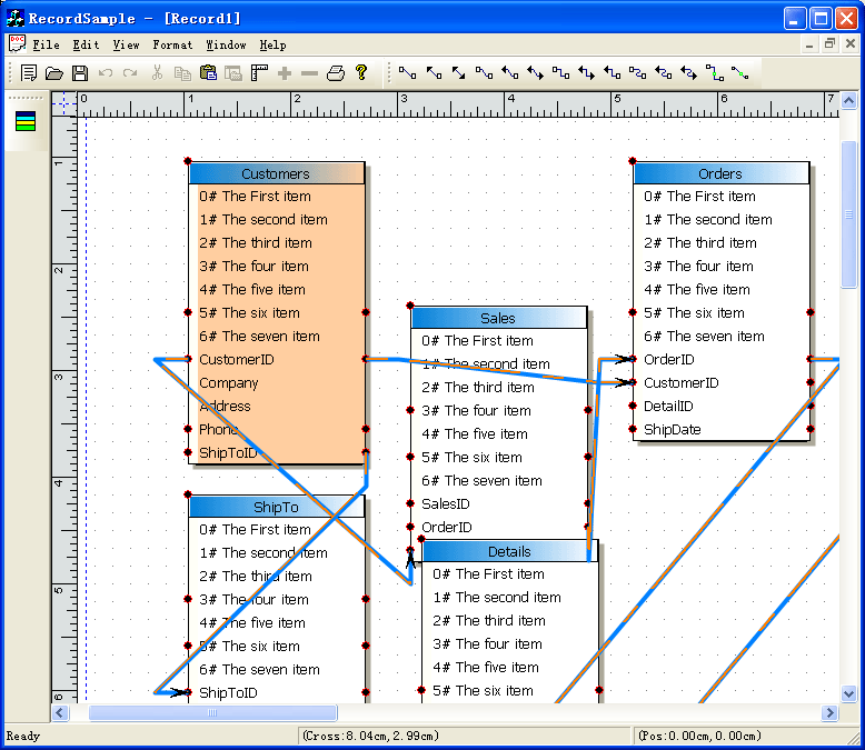 Database Diagram Component, Database Diagram Control, UML