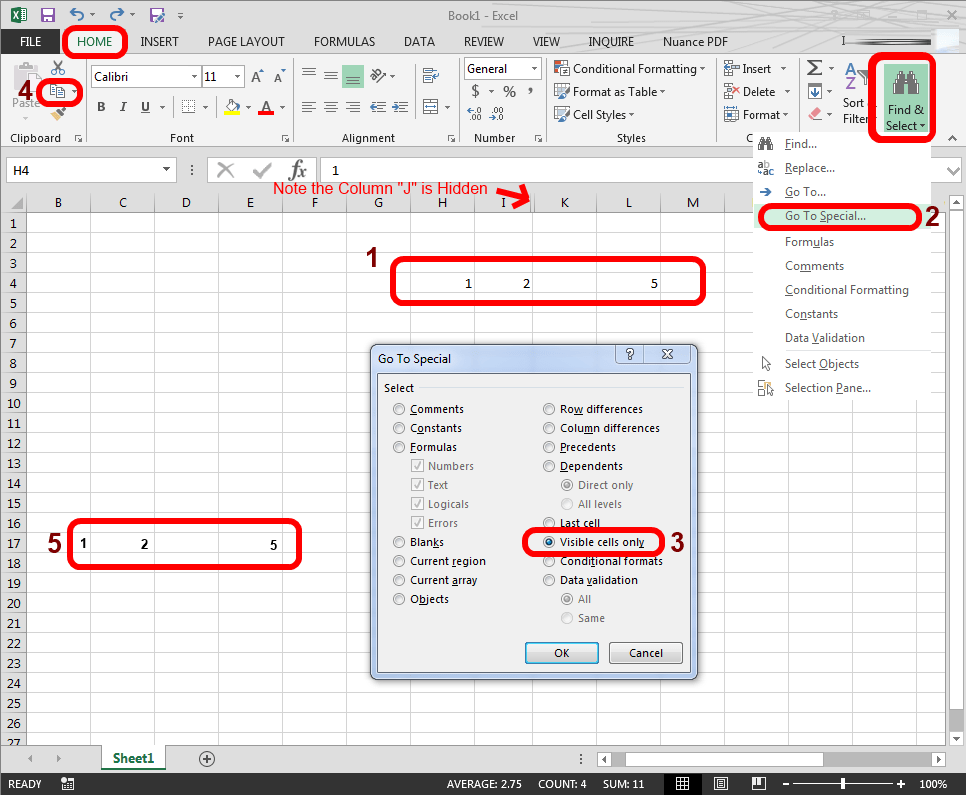 SOLVED: How to Select, Copy and Paste Only The Visible Cells in Excel