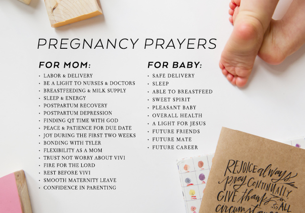 Prayers for healthy pregnancy, advice on going through