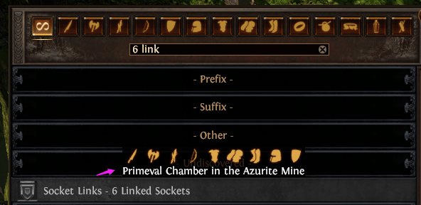 PoE 6 Link Recipe Crafting 3.15, Prophecy, Six Socket Recipe, Six links