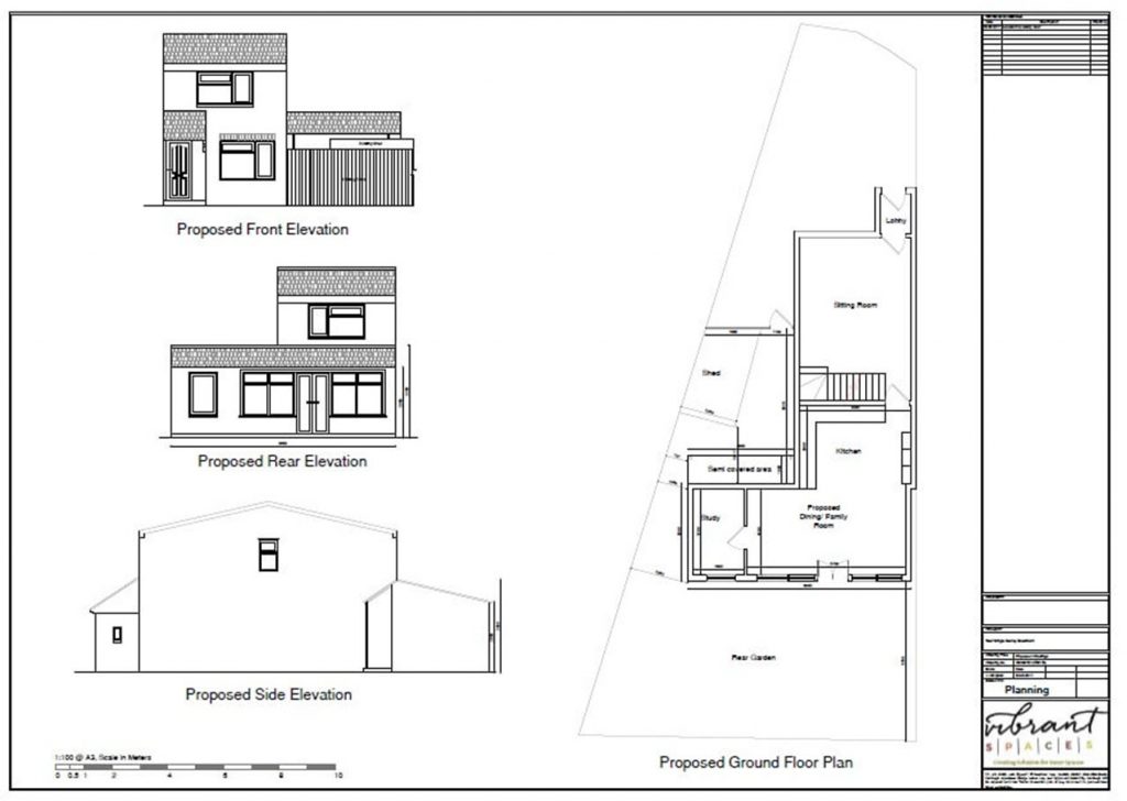 Extension Planning Drawings Vibrant Spaces