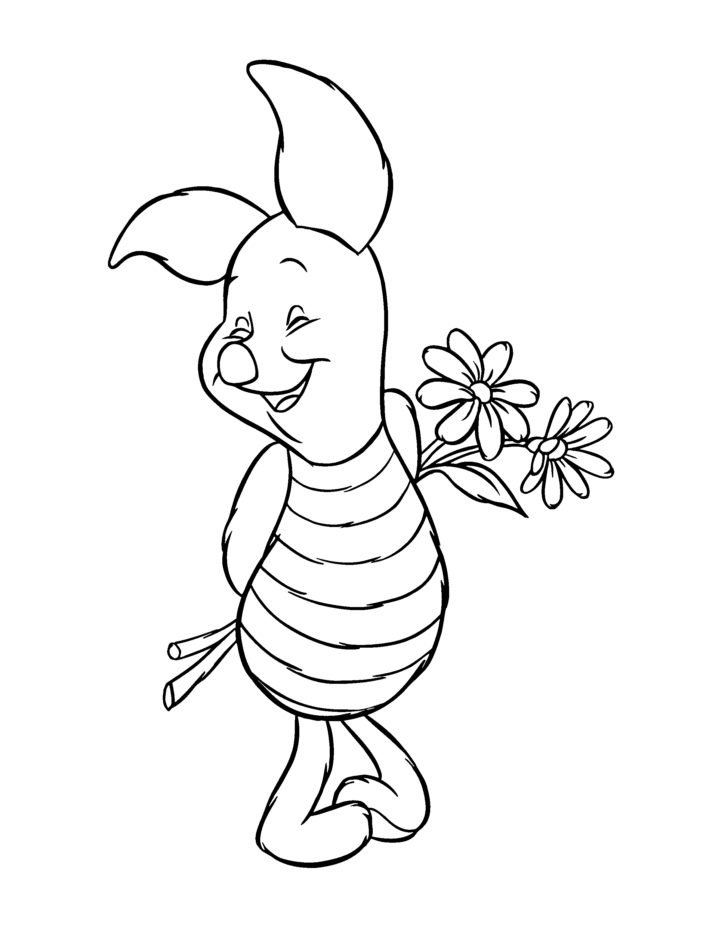 Coloriage de Winnie l’ourson à imprimer et colorier