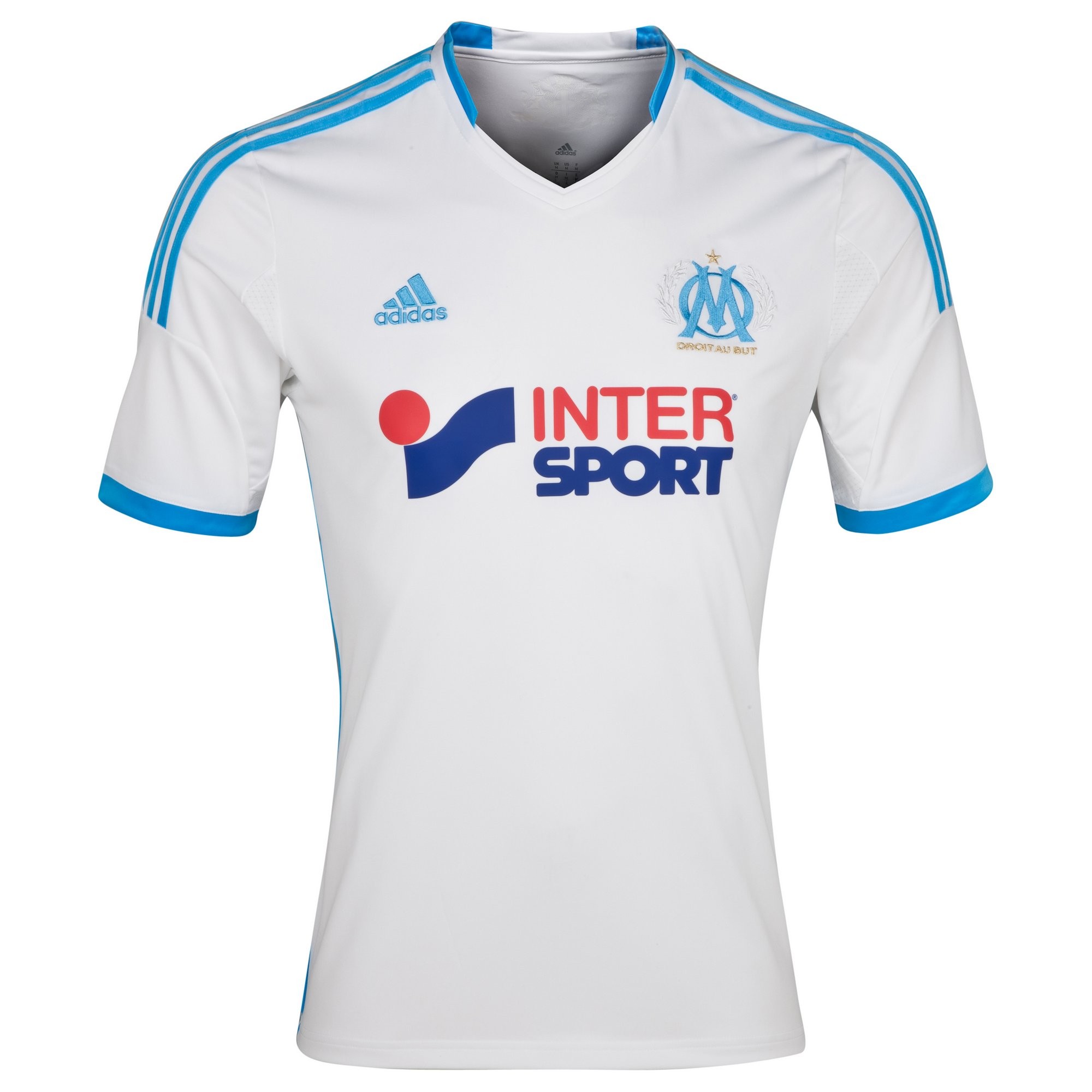 Coloriage du maillot de l’OM à imprimer et colorier