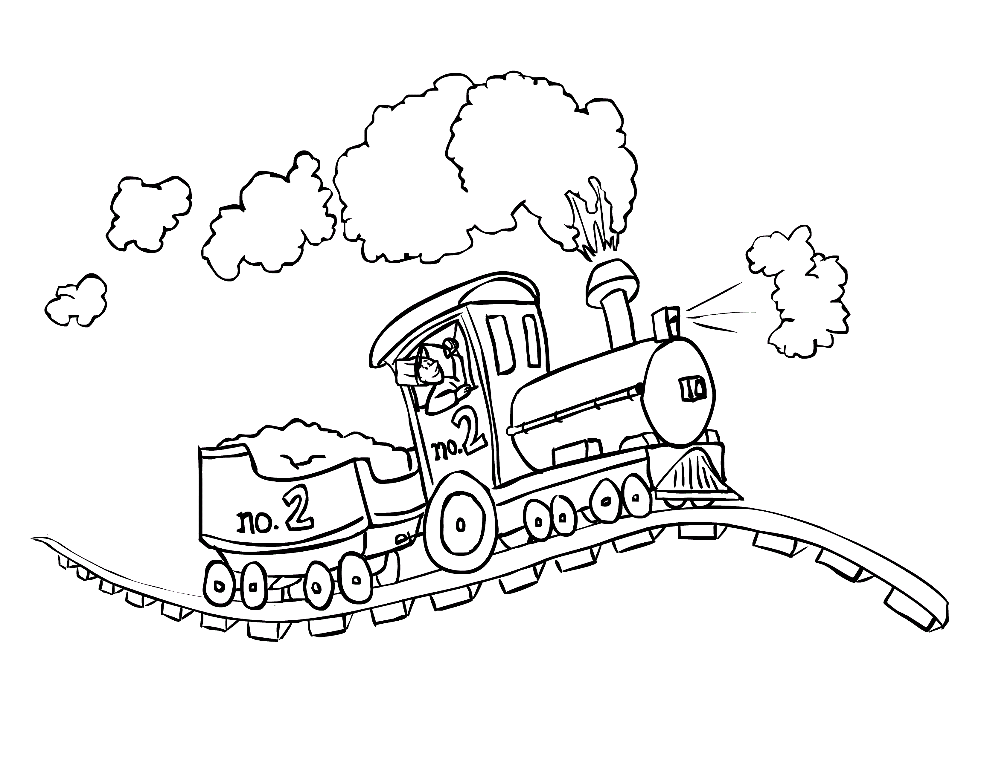 Coloriage à vapeur à imprimer et colorier