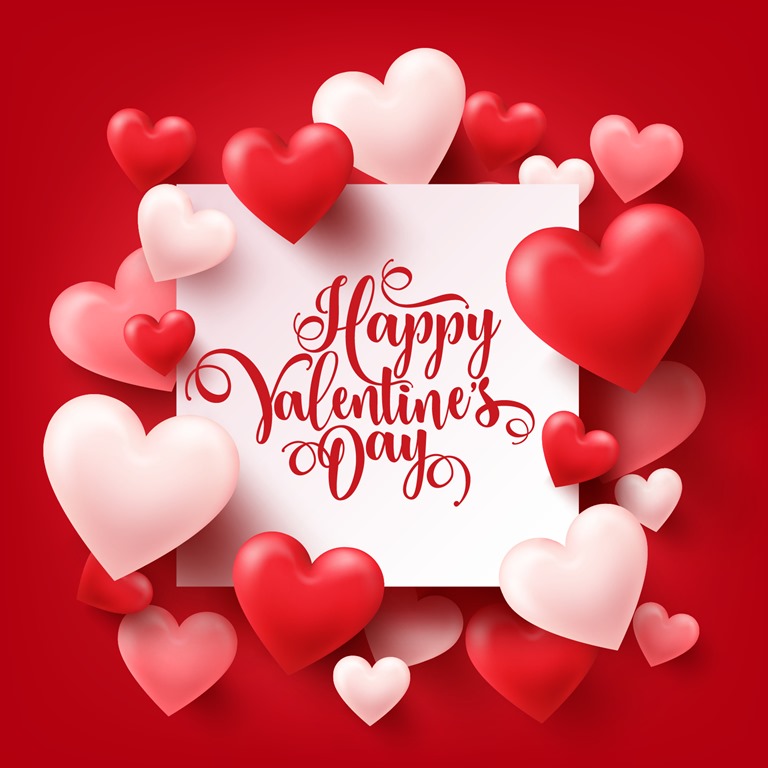 Valentine’s Day Poster Vector Graphic Free Vector