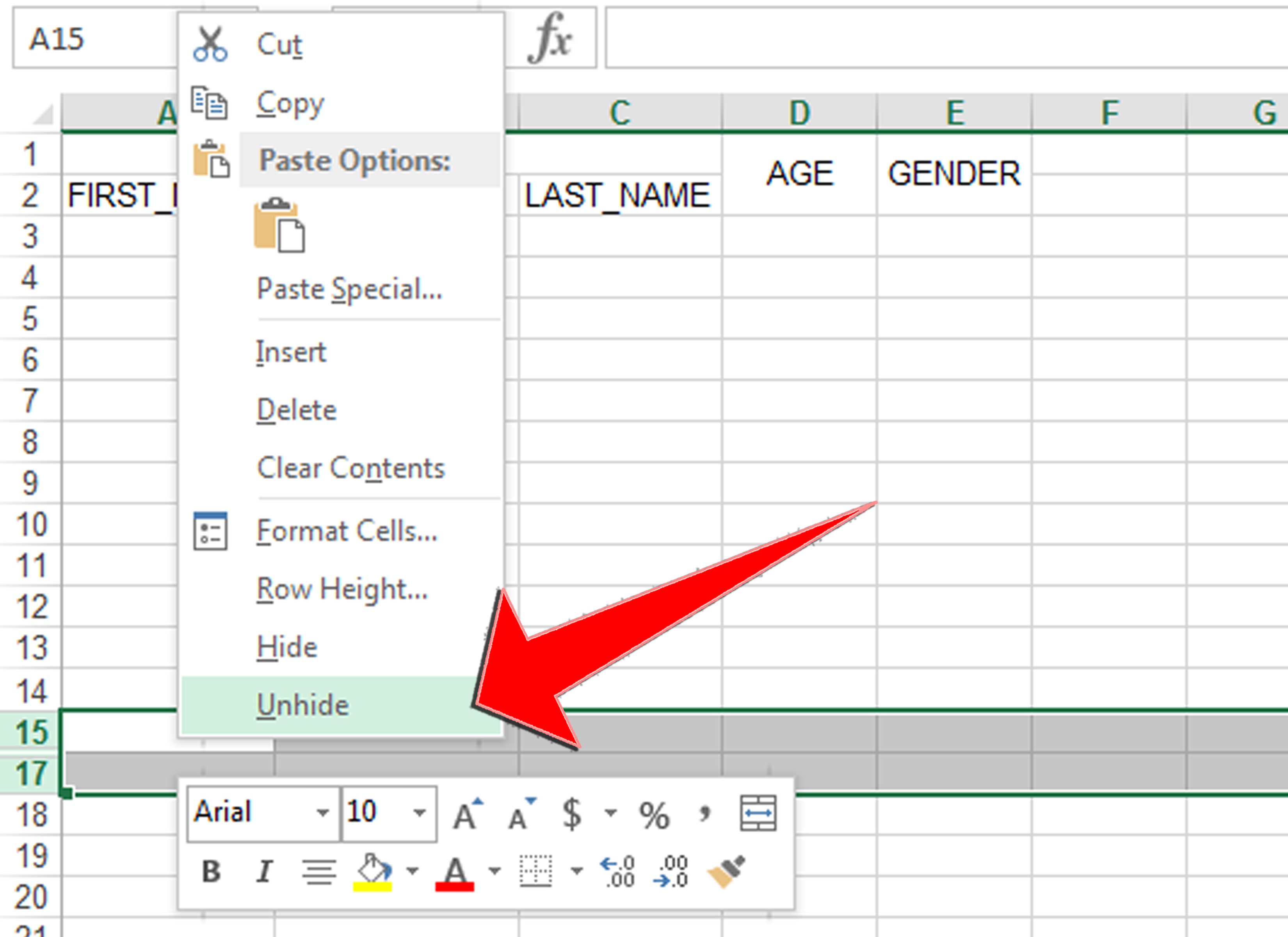 How to Unhide Rows in Excel 13 Steps (with Pictures