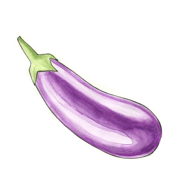 How to Draw an Eggplant 5 Steps (with Pictures) wikiHow