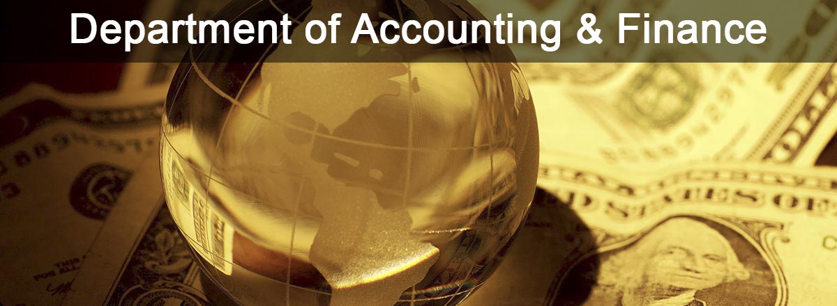 Accounting & Finance Western Illinois University