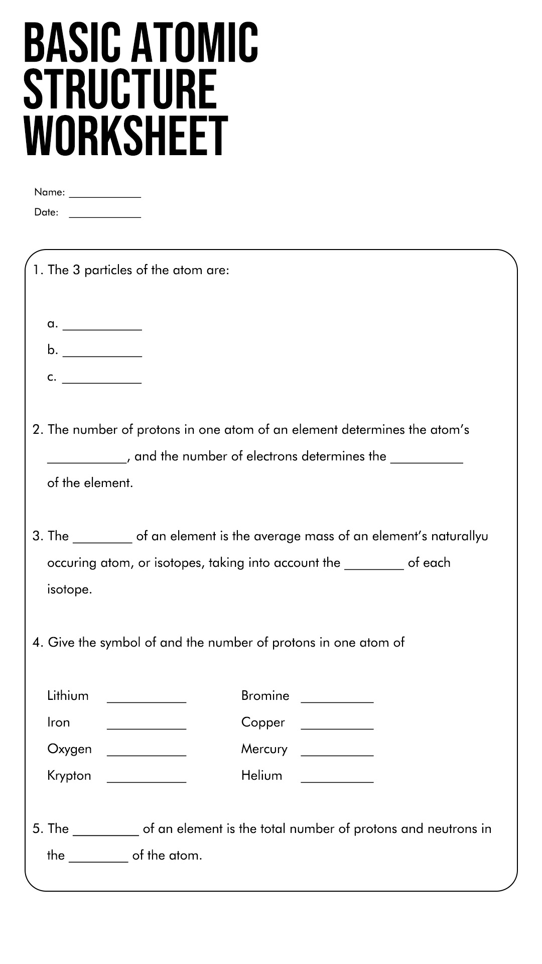 12 Best Images of Label An Atom Worksheet Drawing Atoms Worksheet, Drawing Atoms Worksheet and